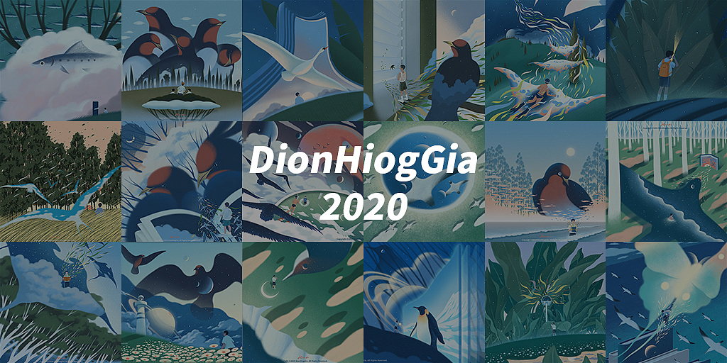 2020插画作品总结 | DionHiogGia
