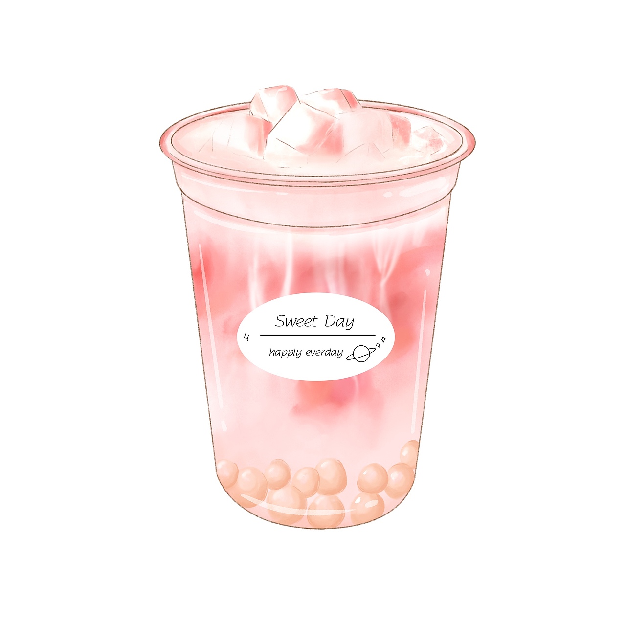 饮品插画（图ZMjc0NTU3MTc2） - 商业插画 - 站酷设计师J_BoBo原创素材 - 站酷ZCOOL