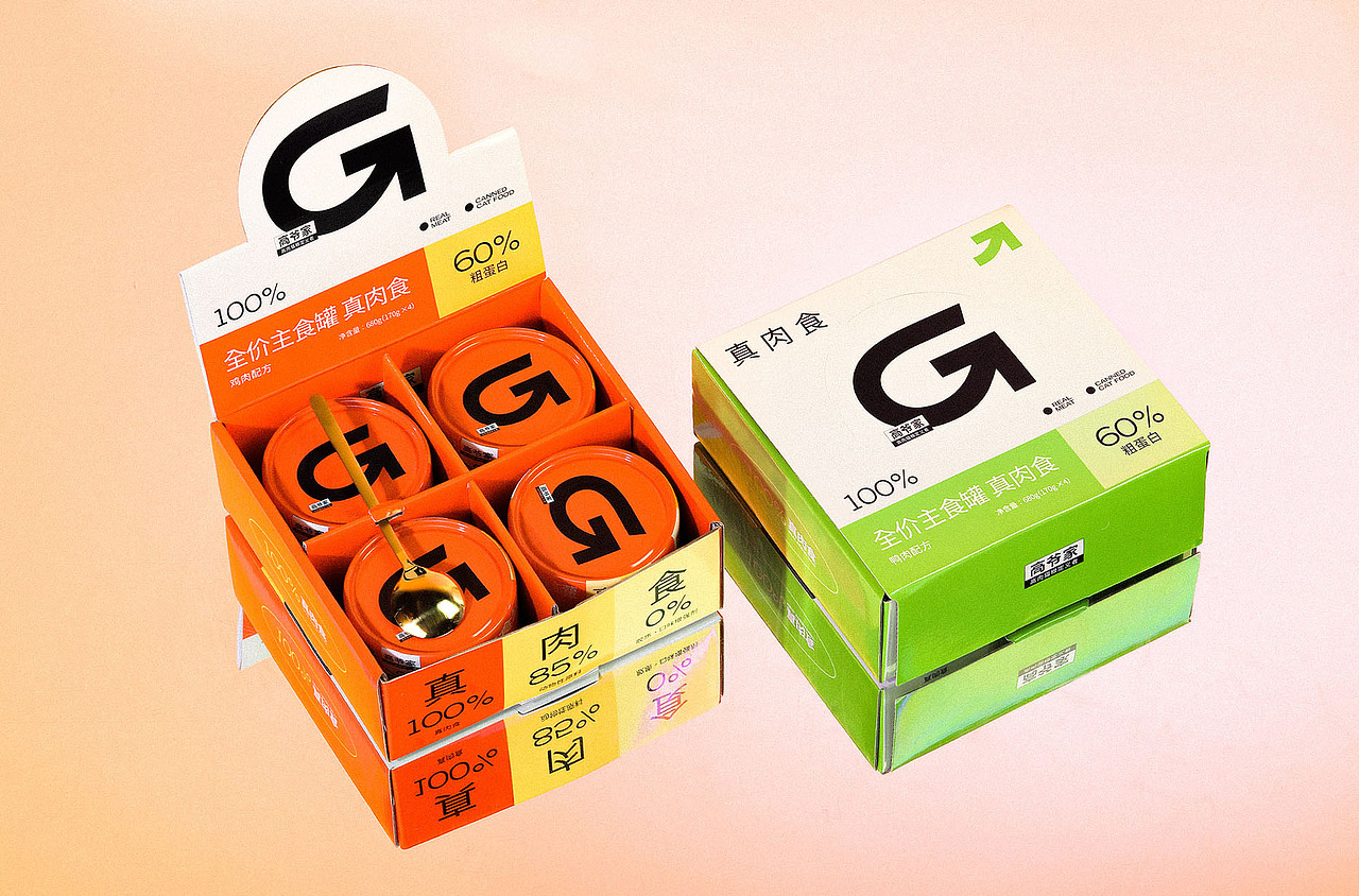 高爷家® ｜ 猫粮 品牌 宠物 猫 罐头 包装 主粮 猫条（图ZMjgxNDc2OTg4） - 包装 - 站酷设计师DXD_studio原创素材 - 站酷ZCOOL