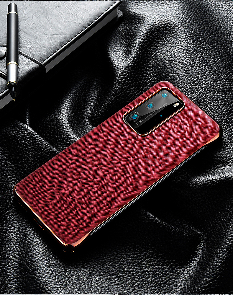 华为p40皮套手机壳