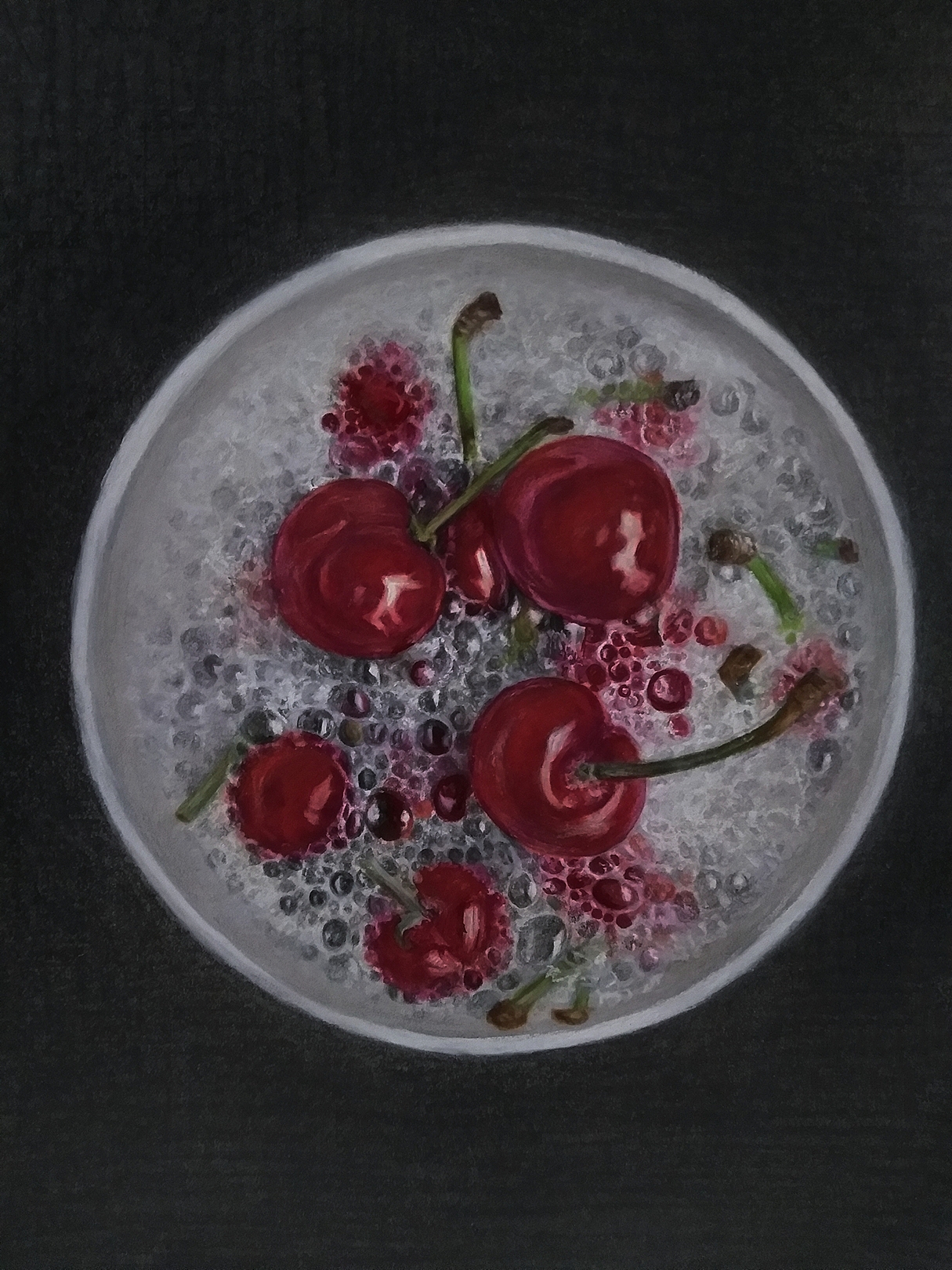 樱桃――李胜仁作品（图ZMTcwMjk1MzI0） - 绘画 - 站酷设计师李胜仁原创素材 - 站酷ZCOOL