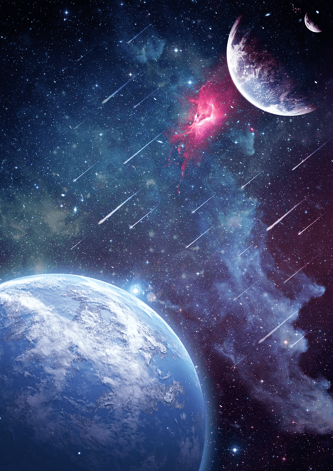 星空（图ZMTkyNzg4Mzg4） - 海报 - 站酷设计师_曹小白原创素材 - 站酷ZCOOL