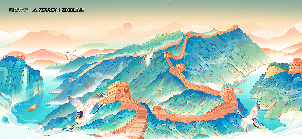 长城—“启与承”（图ZMjc2MjAzOTI0） - 图案 - 站酷设计师商商o原创素材 - 站酷ZCOOL