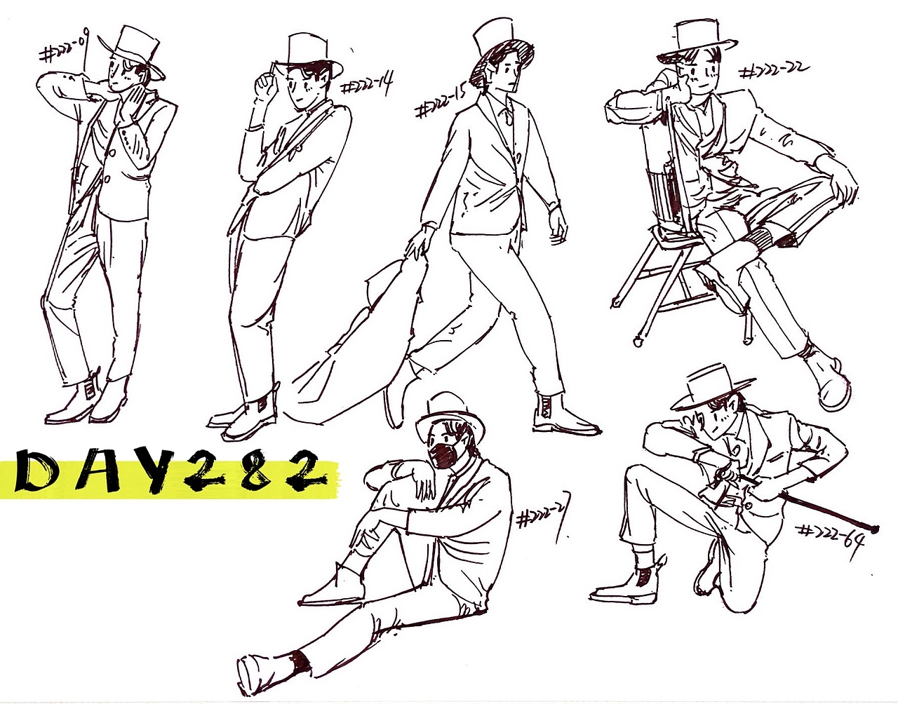 速写60天挑战第五次2023年5月到6月