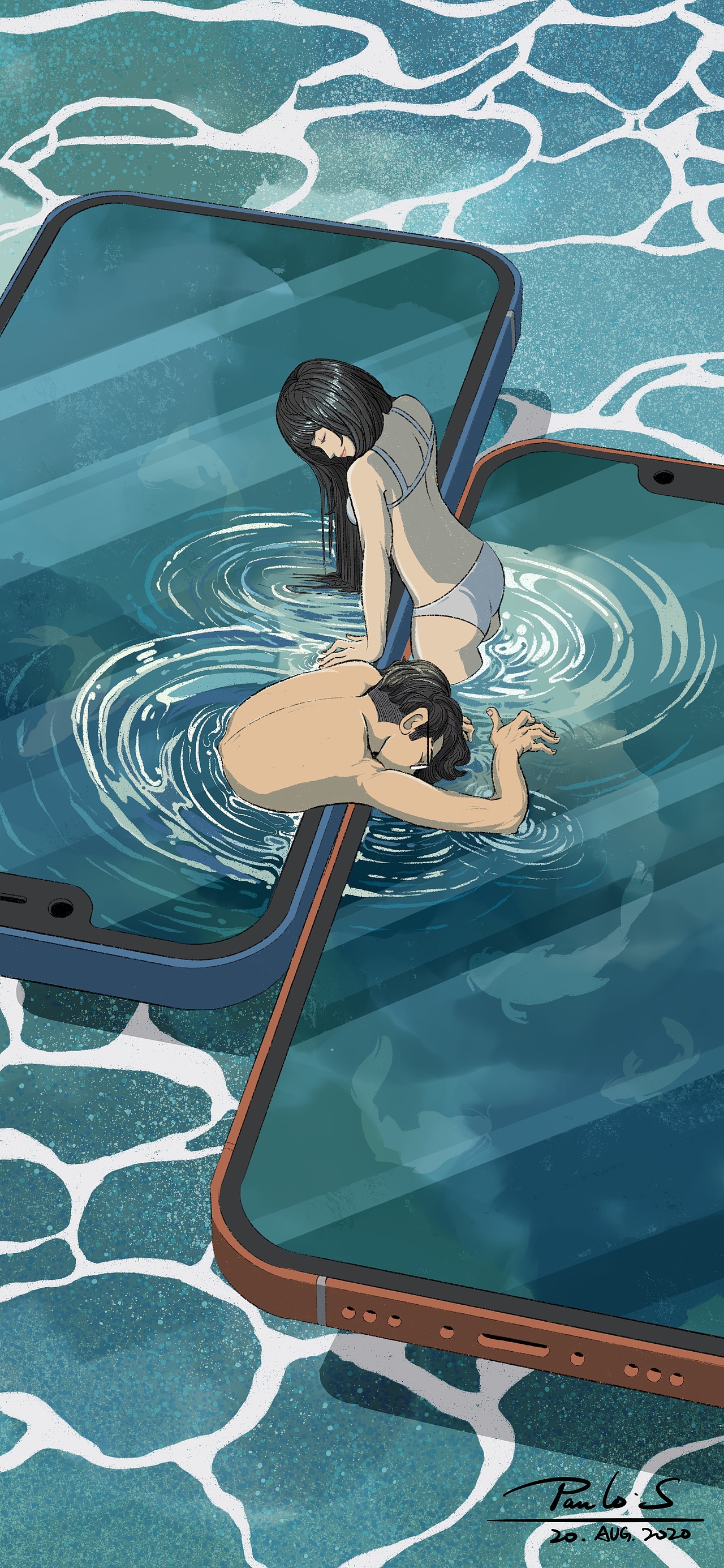 Modern Relations（图ZMzEzMDcyOTI4） - 艺术插画 - 站酷设计师PauloS原创素材 - 站酷ZCOOL