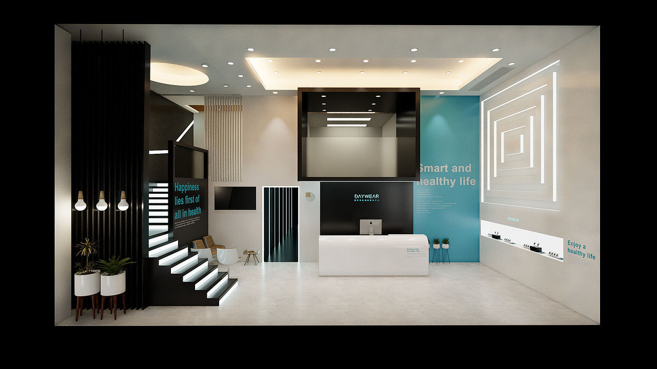 门店装修设计方案与3D效果图