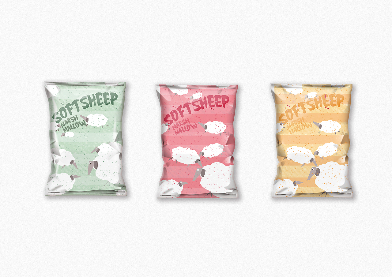 SOFTSHEEP棉花糖（圖ZMzU5Nzk1NTI=） - 包裝 - 站酷設(shè)計師archerrin原創(chuàng)素材 - 站酷ZCOOL