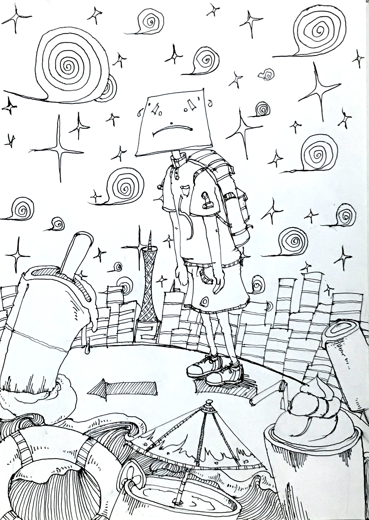 画给自己25岁生日礼物1（图ZNzg1NDM1NDA=） - 商业插画 - 站酷设计师3柊小丑原创素材 - 站酷ZCOOL