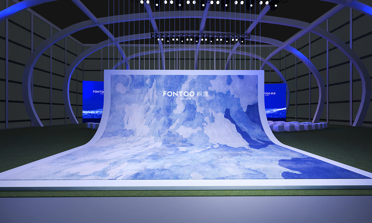地产发布会全案效果图|空间|舞台美术|weibang设计 - 原创作品 - 站酷