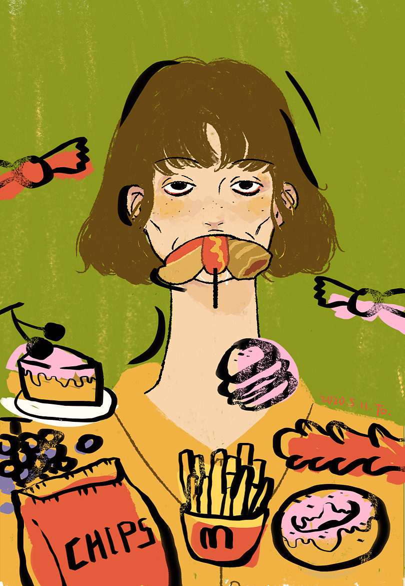 《她们的世界》（图ZMjA1NDIyODc2） - 商业插画 - 站酷设计师Toxxxxx原创素材 - 站酷ZCOOL