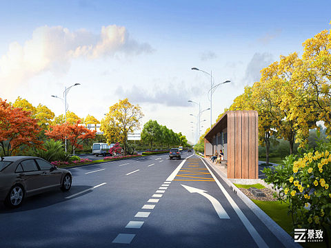 市政道路效果图