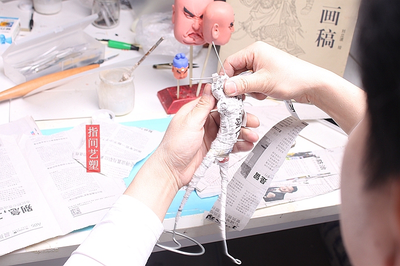 贺加贵面塑软陶(关羽）（图ZNzk5MjExMjg=） - 手办/模玩 - 站酷设计师贺加贵3D翻糖原创素材 - 站酷ZCOOL