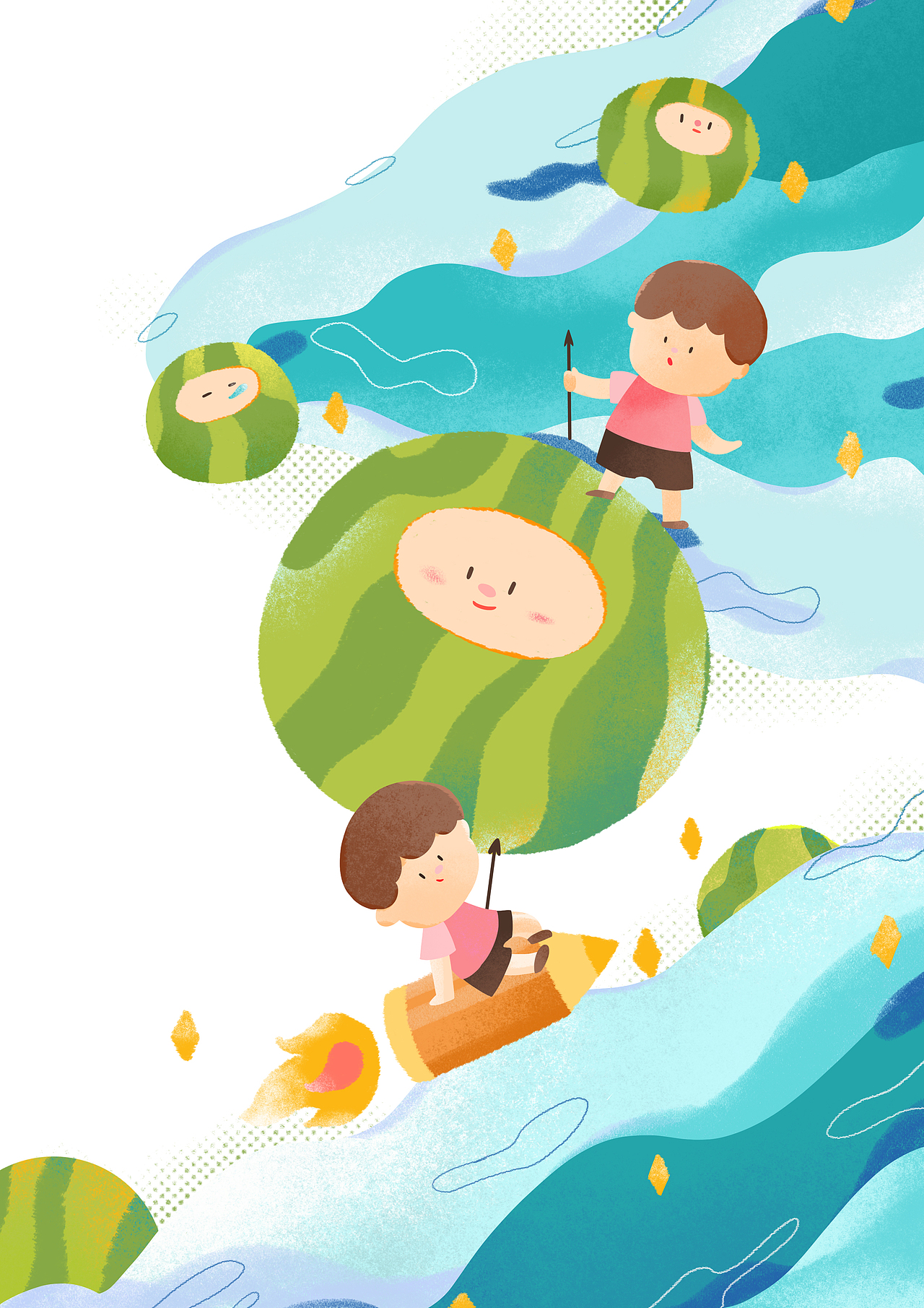 水果大战（图ZMjg5NDU3NzIw） - 创作习作 - 站酷设计师小头仔原创素材 - 站酷ZCOOL