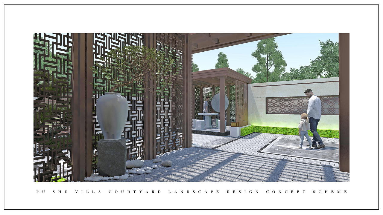 庭院景观设计（图ZMjY4Nzk3MDA4） - 景观设计 - 站酷设计师温澜潮生_ewan原创素材 - 站酷ZCOOL