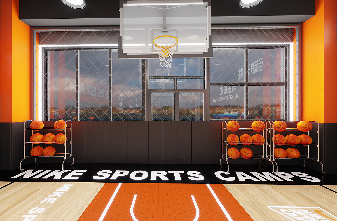 上海室内篮球场馆设计装修 篮球馆装修设计效果图方案 - 知乎