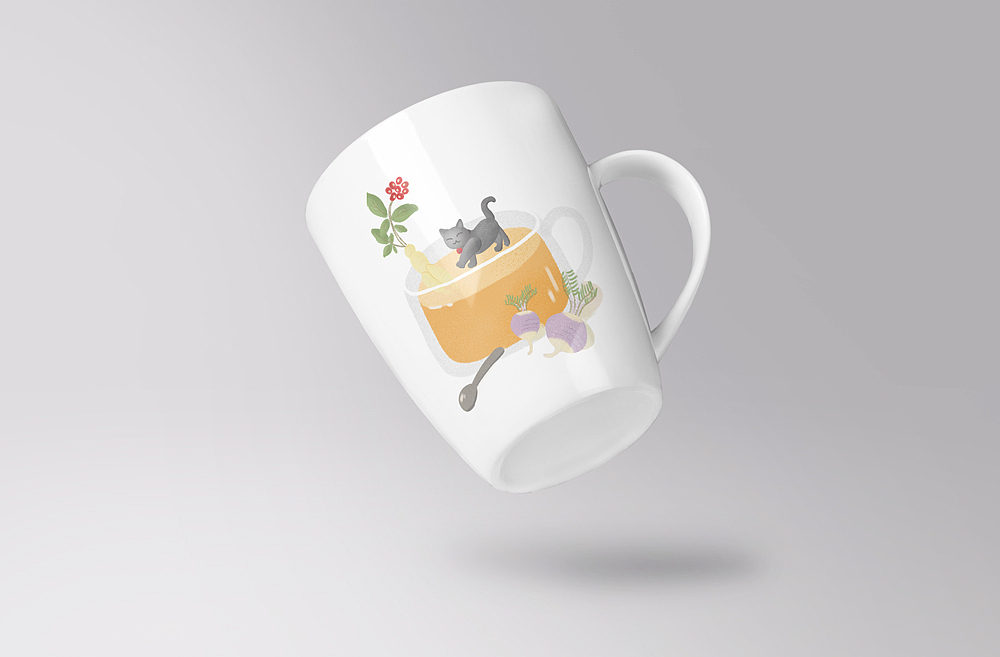 草本饮料包装插画（图ZMTY0MTMwODQw） - 商业插画 - 站酷设计师ranfry原创素材 - 站酷ZCOOL