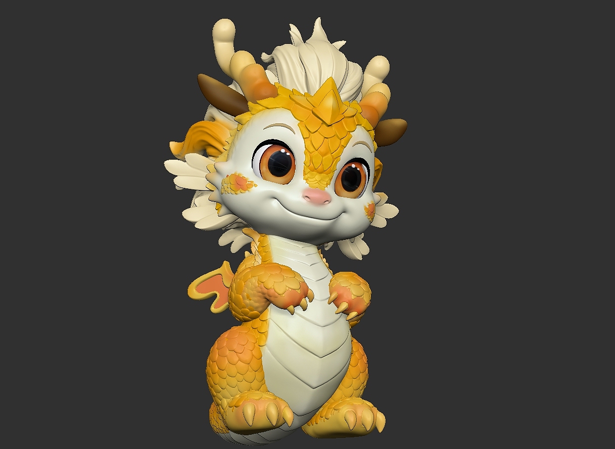 龙年 我们做了一只小龙