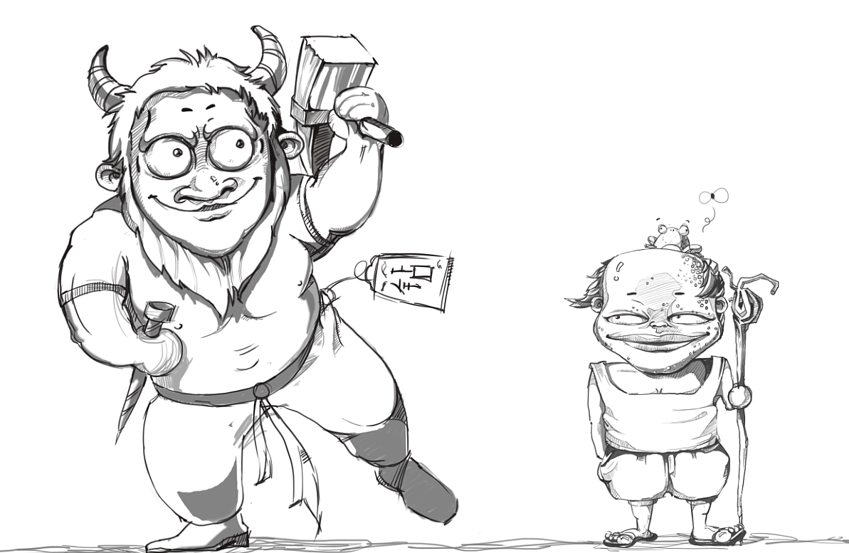 随笔线描（图ZNTA2ODY3MjQ=） - 创作习作 - 站酷设计师孙立军原创素材 - 站酷ZCOOL