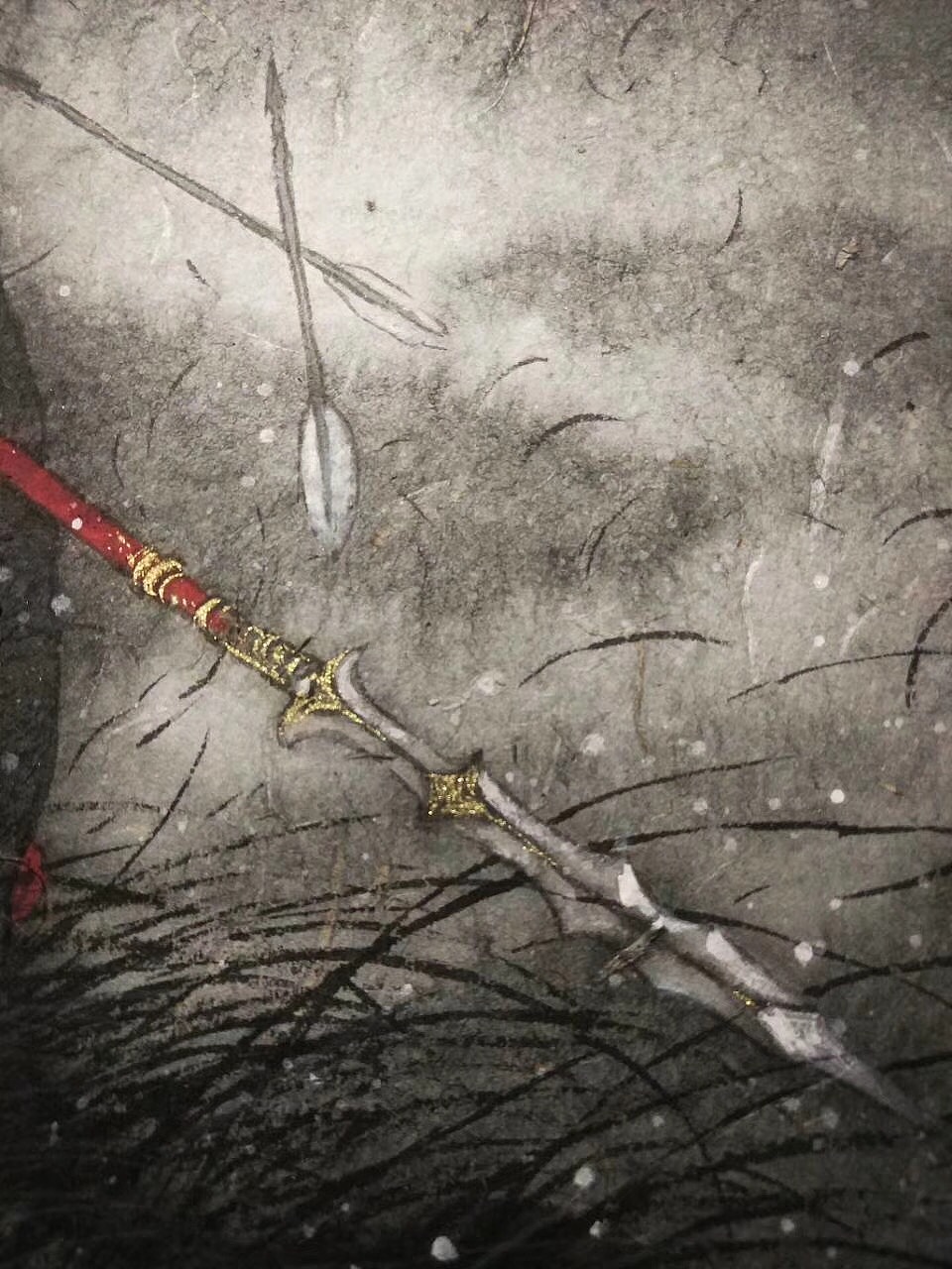 独角墨犀图（图ZMTIyNjE0NTQw） - 绘画 - 站酷设计师明子水墨奇幻世界原创素材 - 站酷ZCOOL