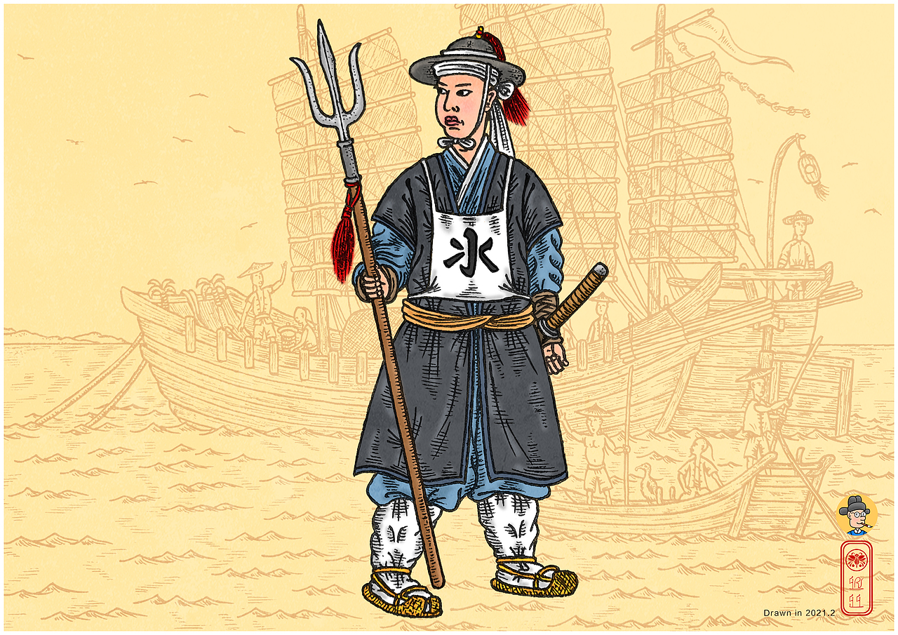 甲胄绘本图鉴——李氏朝鲜（图ZMzgwODM3NzQ0） - 创作习作 - 站酷设计师疣猪米亚原创素材 - 站酷ZCOOL