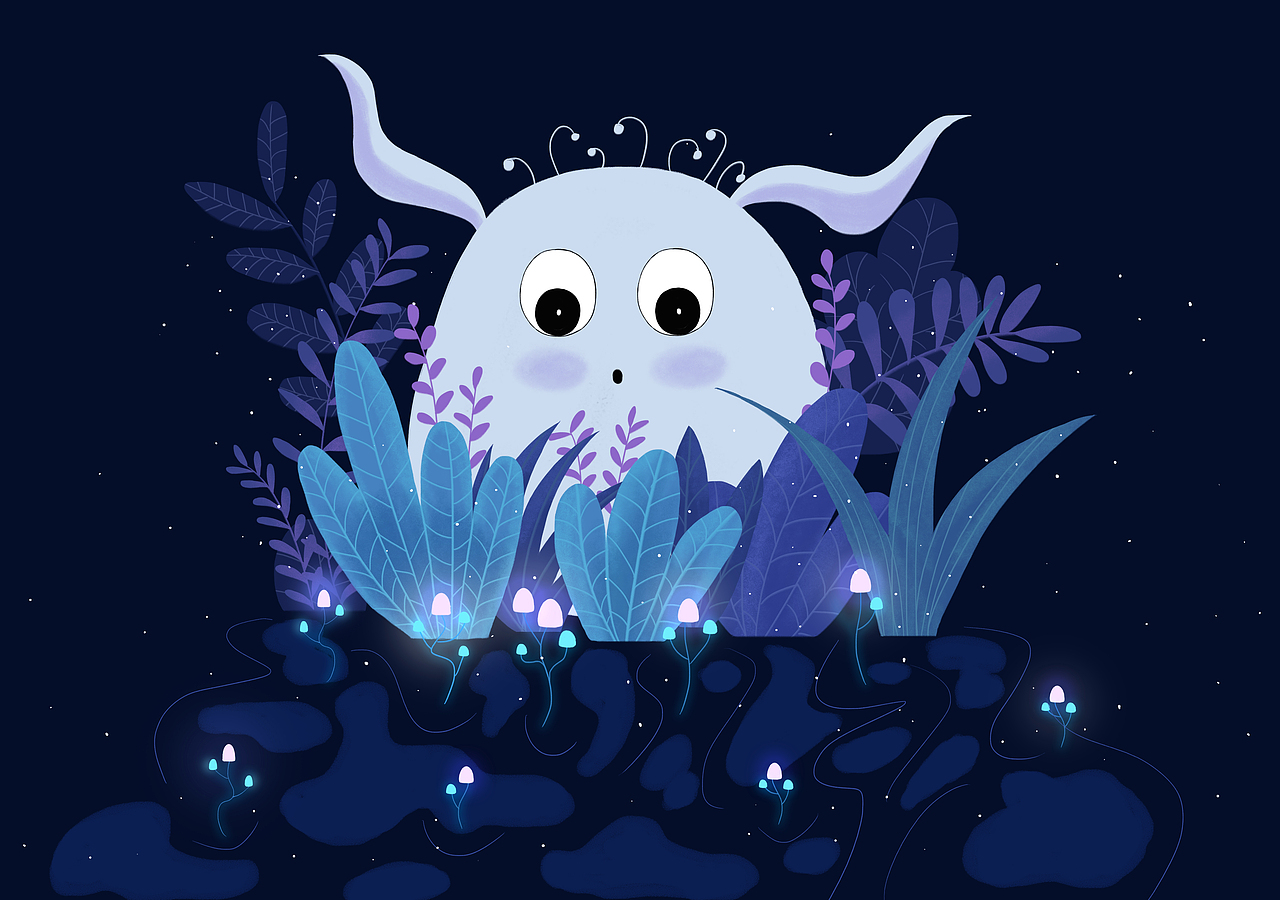 插画习作精灵物语