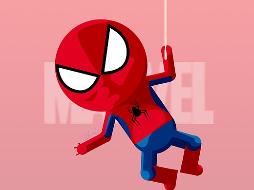 扁平漫威系列手机壁纸