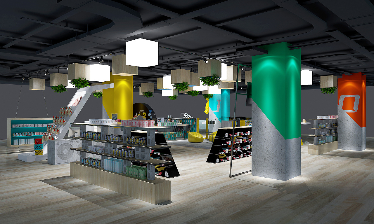 乔威凯里讯捷手机商超店|空间|商业空间设计|顿思设计事务所 - 原创