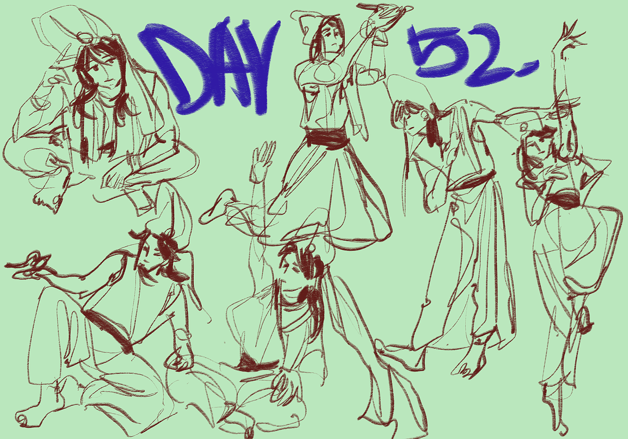 速写挑战第21期 Day52