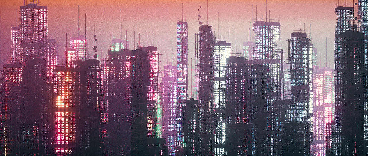 【C4D+OC】钢铁森林/雾/城市