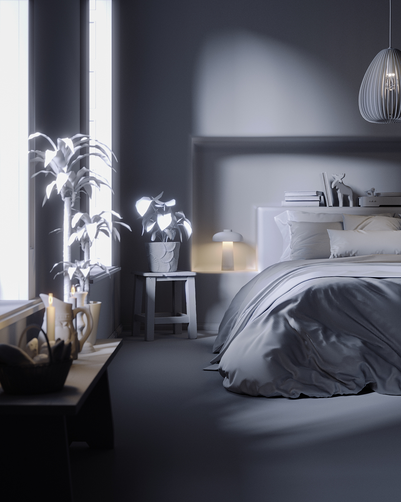 氛围感渲染 ｜侘寂美学邂逅「暗黑」风（图ZMjg5NTI5MjAw） - 场景 - 站酷设计师像素引力原创素材 - 站酷ZCOOL