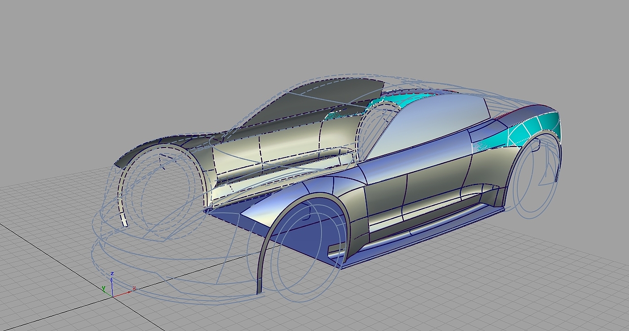 Porsche-Mission-E纯效果图Alias建模教程（图ZOTM3OTYxMDQ=） - 机械/交通 - 站酷设计师Adleyou原创素材 - 站酷ZCOOL