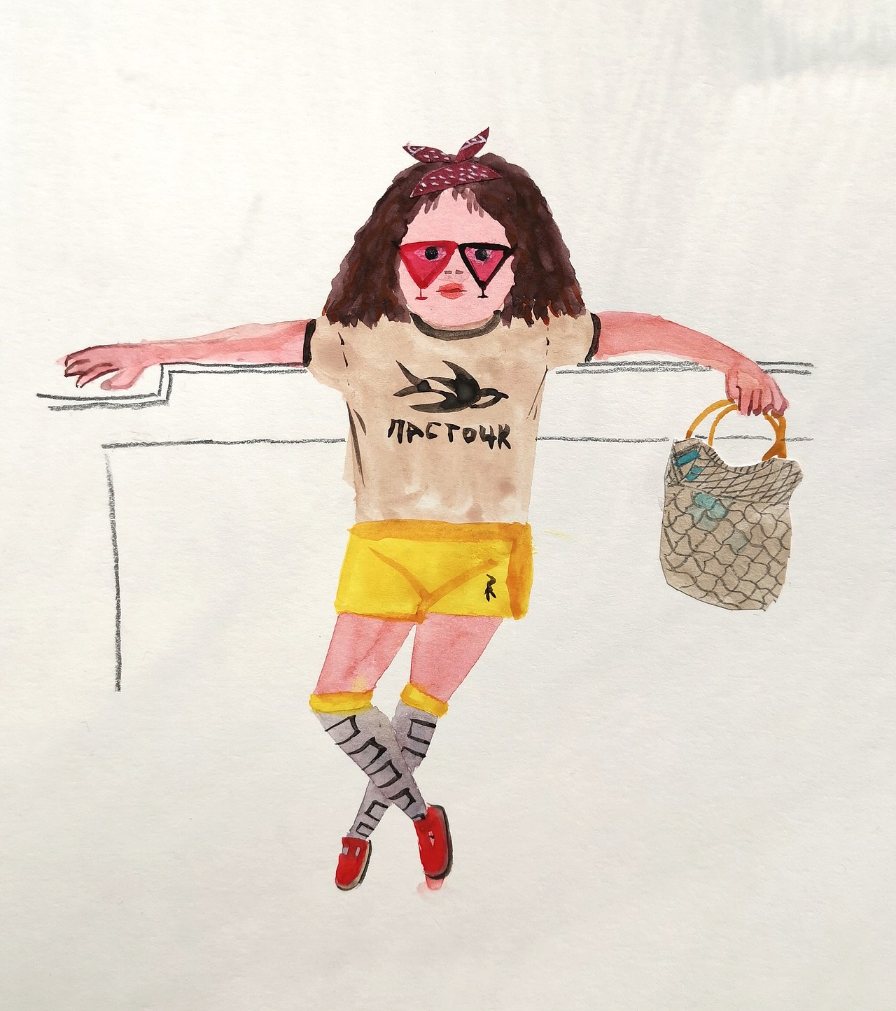 手绘人物插画（图ZMjAyMjMyMTQ0） - 创作习作 - 站酷设计师shasha插画原创素材 - 站酷ZCOOL