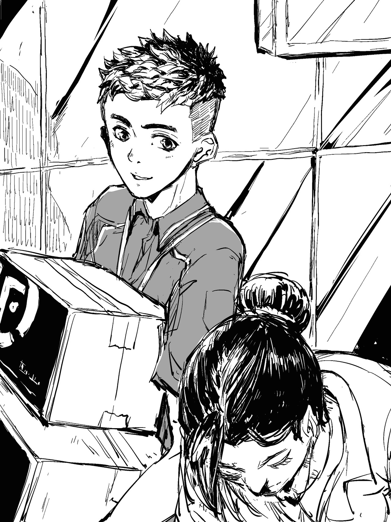 最近的iPad 瞎画。（图ZMzM4NjgzNjM2） - 单幅漫画 - 站酷设计师宇宙人实验体二子原创素材 - 站酷ZCOOL
