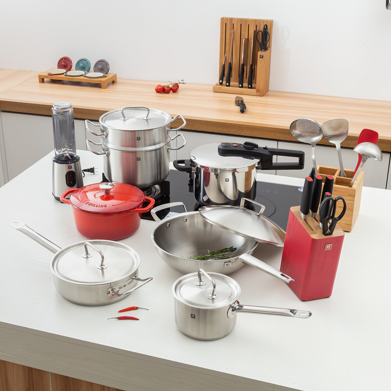 双立人锅具套装作品拍摄