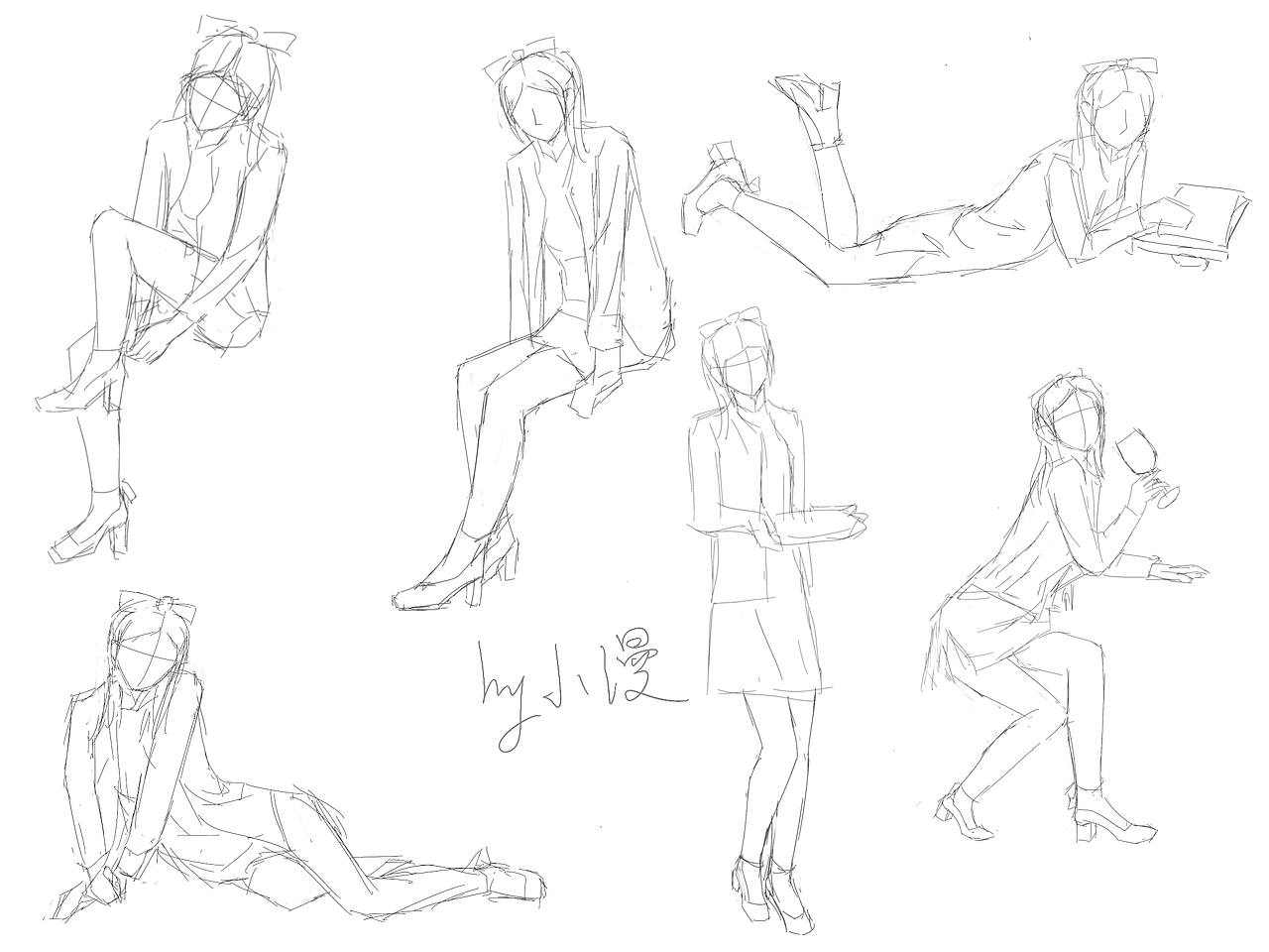 #速写60天挑战赛# DAY55@速写班长（图ZMjk0NTUzMDY4） - 创作习作 - 站酷设计师月城雪兔233原创素材 - 站酷ZCOOL