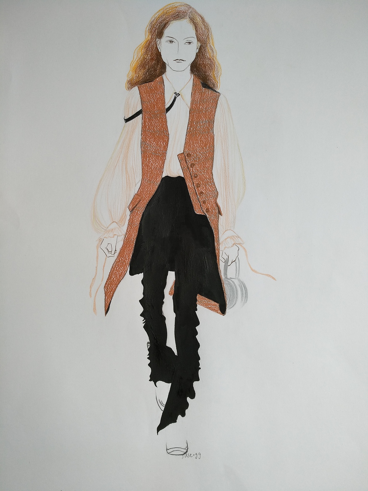 时尚插画（图ZMTE3MjgyNTYw） - 商业插画 - 站酷设计师justg原创素材 - 站酷ZCOOL