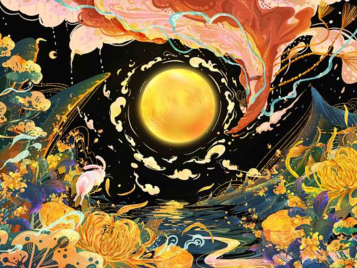 中秋【嫦娥奔月】