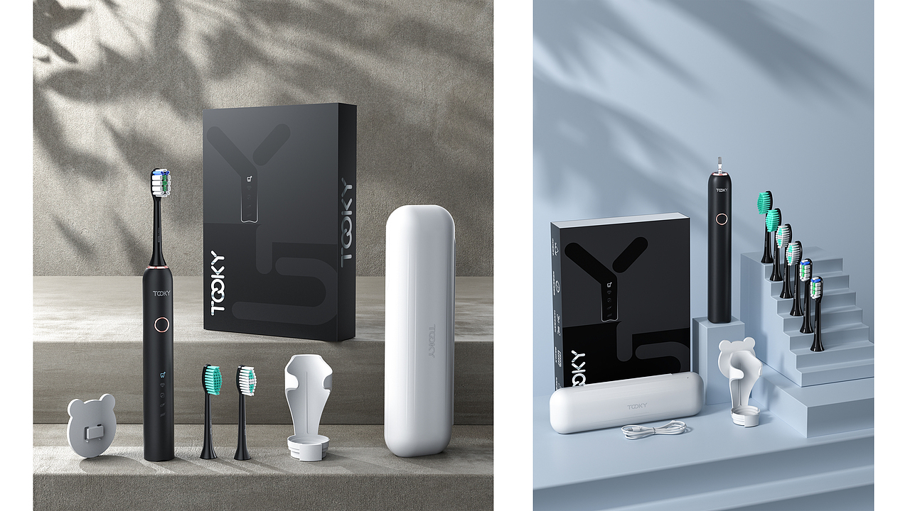 电动牙刷渲染（图ZMjkyMzMzNDk2） - 产品 - 站酷设计师不听不听丶原创素材 - 站酷ZCOOL