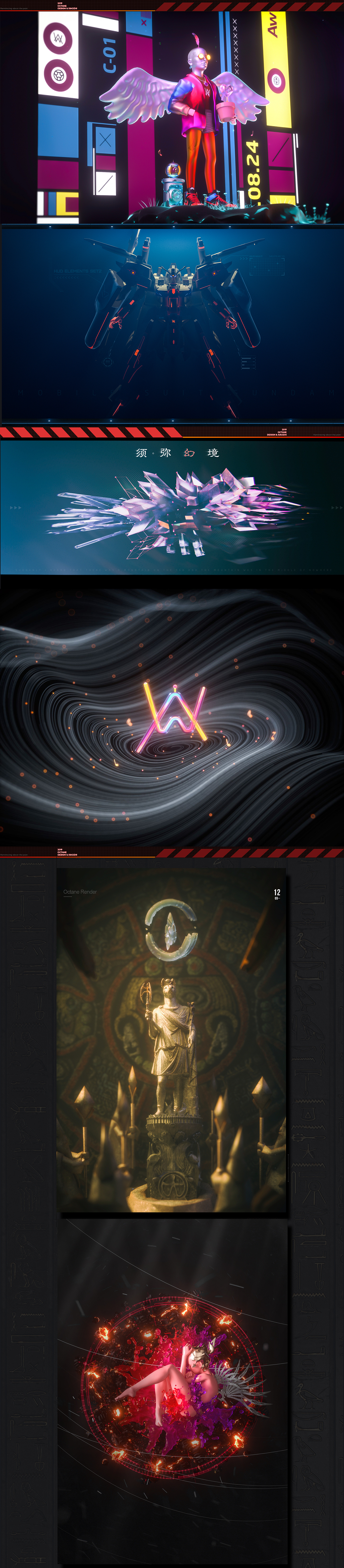 小智-2019年C4D作品合集（圖ZMTkzNjI2NjIw） - 其他三維 - 站酷設(shè)計(jì)師周星馳原創(chuàng)素材 - 站酷ZCOOL