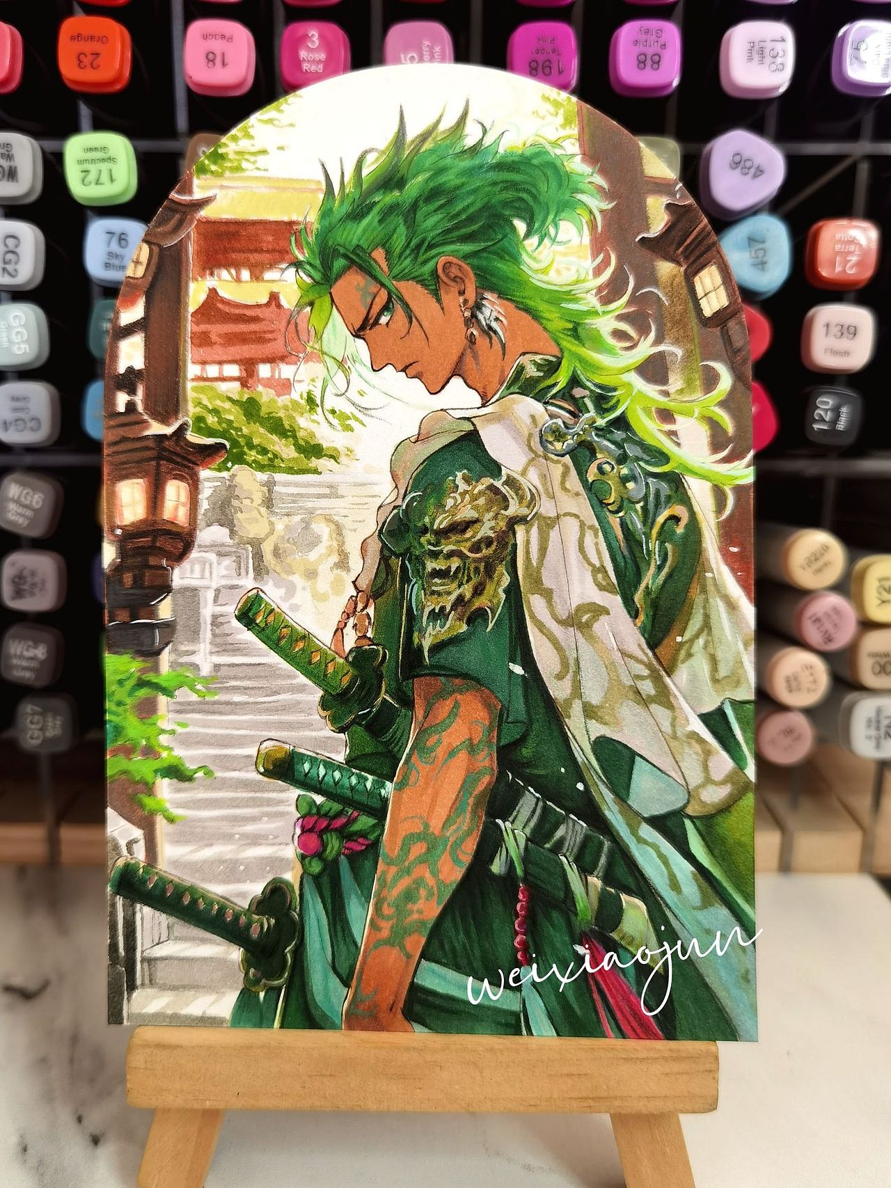 十二月份马克笔手绘作品（图ZMzU4NDY1MDg0） - 单幅漫画 - 站酷设计师魏小俊WEIXIAOJUN原创素材 - 站酷ZCOOL