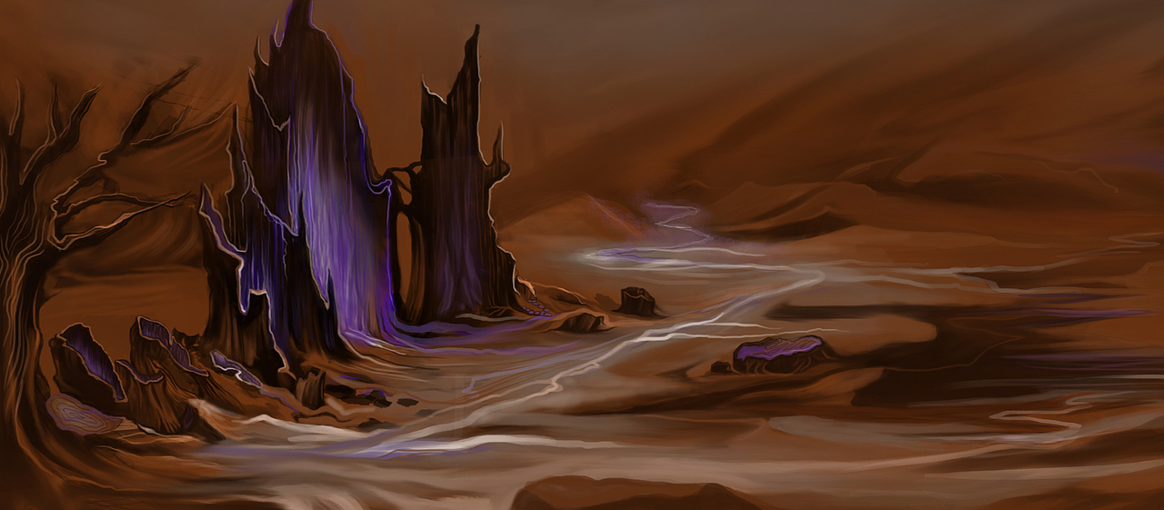 异世荒野（图ZMjU3MTIyMTg4） - 游戏原画 - 站酷设计师微子上帝原创素材 - 站酷ZCOOL