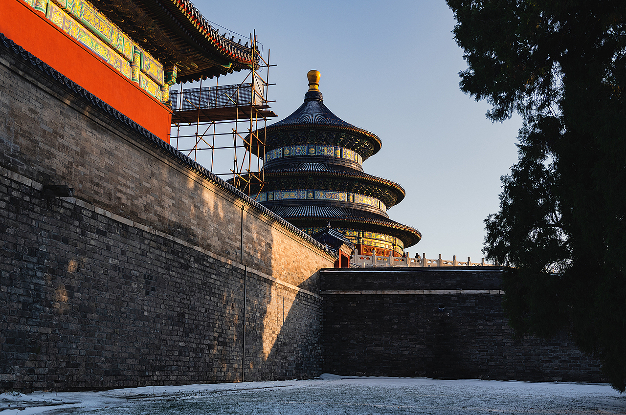 2021冬天北京的第一场雪之天坛