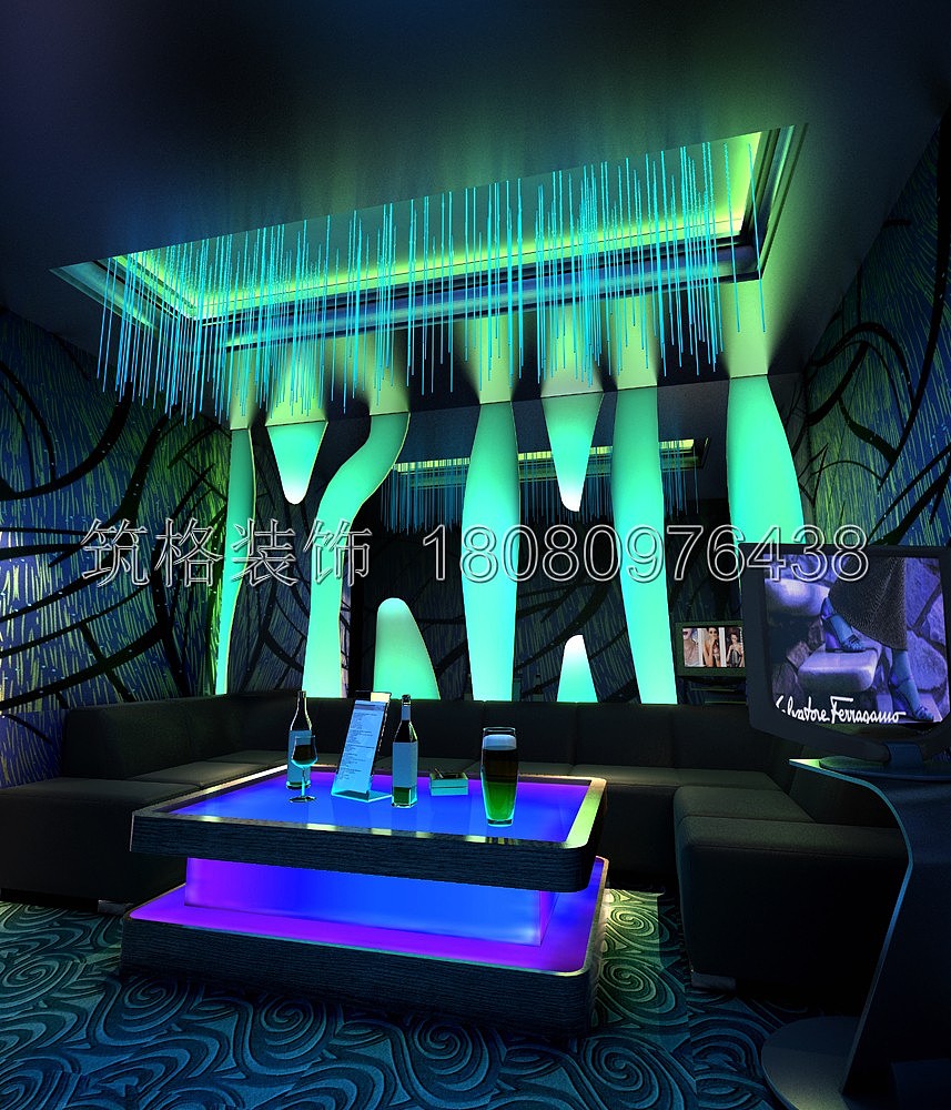 金郎娱乐会所-重庆KTV设计案例-重庆KTV装修-KTV怎么设计更吸引顾客【筑格装饰】