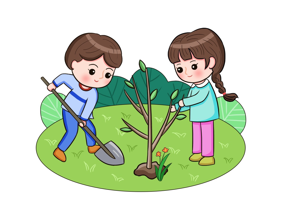 植树节|插画|儿童插画|舒大可 - 原创作品 - 站酷 (ZCOOL)