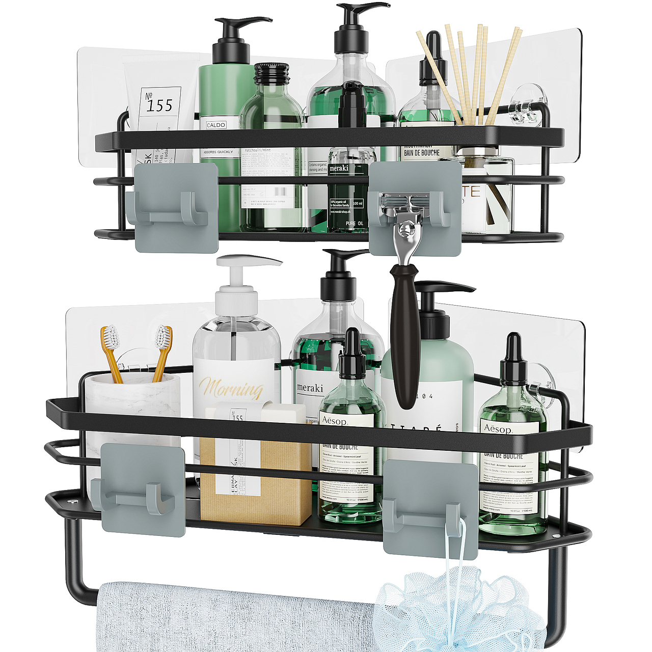 浴室收纳架&亚马逊主图设计（图ZMjkxNzQ5OTgw） - 产品 - 站酷设计师7GE7原创素材 - 站酷ZCOOL