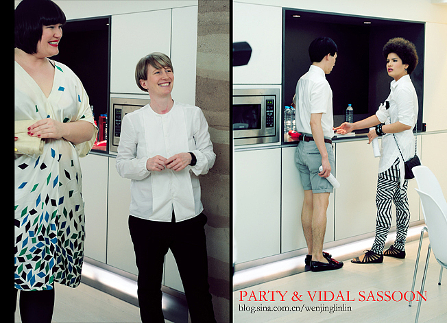 PARTY OF VIDAL SASSOON.