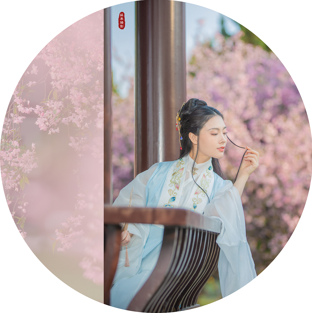 莫愁湖的海棠世界！（图ZMjYzMjQyMjM2） - 人像摄影 - 站酷设计师摄影师小明同学原创素材 - 站酷ZCOOL
