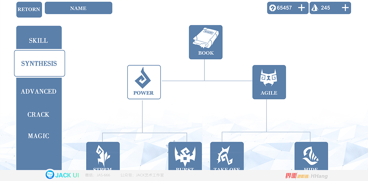 【JACK游戏UI】二次元、欧美Q版、写实科技交互界面（图ZMjMyNjAxNDUy） - 游戏UI - 站酷设计师Deviljack99原创素材 - 站酷ZCOOL