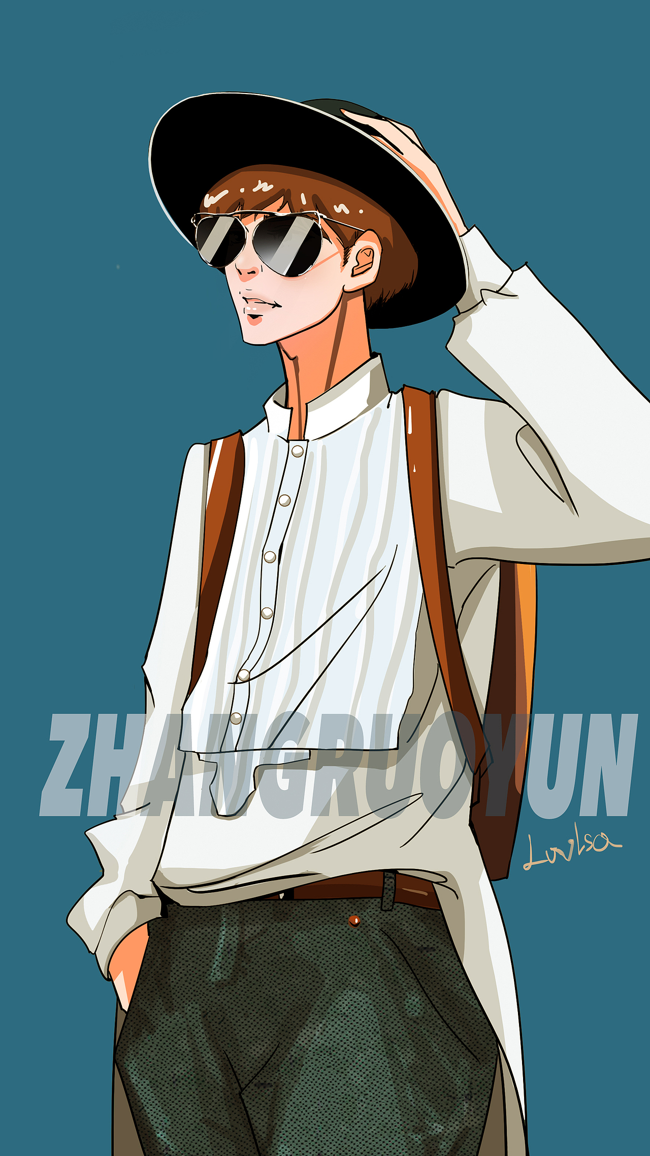 《花儿与少年》11期插画海报（图ZODQxNjg5OTI=） - 商业插画 - 站酷设计师LOVLSQ原创素材 - 站酷ZCOOL