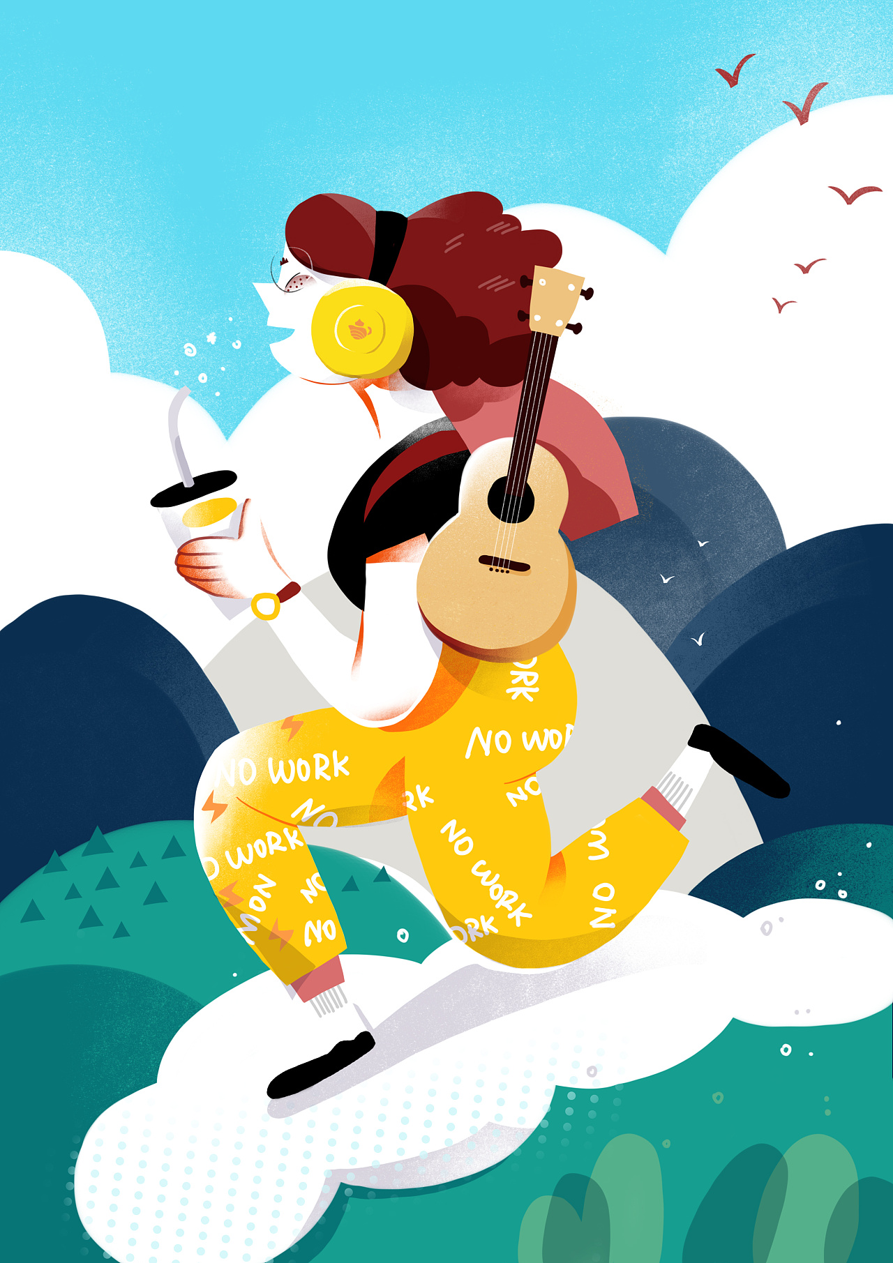 3-4月的练习|插画|商业插画|白鱼丸yupoo - 临摹作品 - 站酷 (zcool)